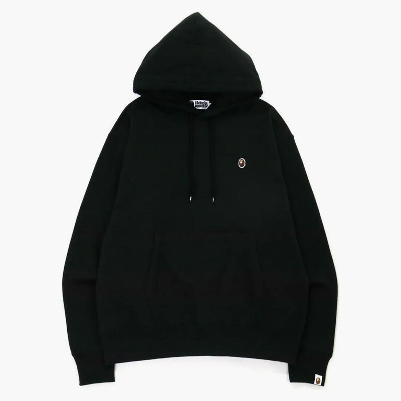 Bape Ape Head One Point uvolněná fit svetlover mikina černá