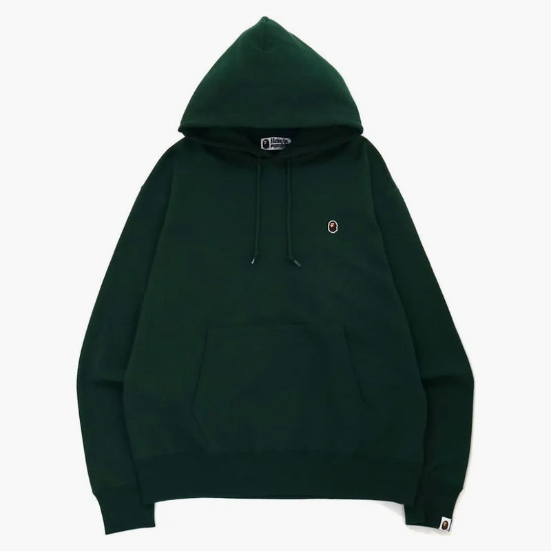 Bape Ape Head One Point Relaxed Fit Pullover Hoodie Green