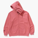 Bape Ape Head One Point Shark Zip Hoodie Pink