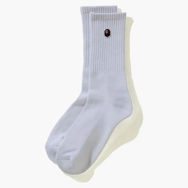 BAPE APE TEAD ONE POINT CALCHI BIANCO