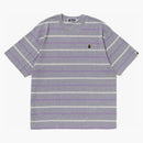 Bape Ape Head One Point Stripe Tee Gray