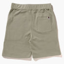 Bape Ape Head One Point Sweat Short Beige