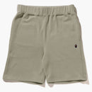 Bape Ape Head One Point Sweat Short Beige