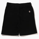 Bape Ape Head One Point Sweat Short Black
