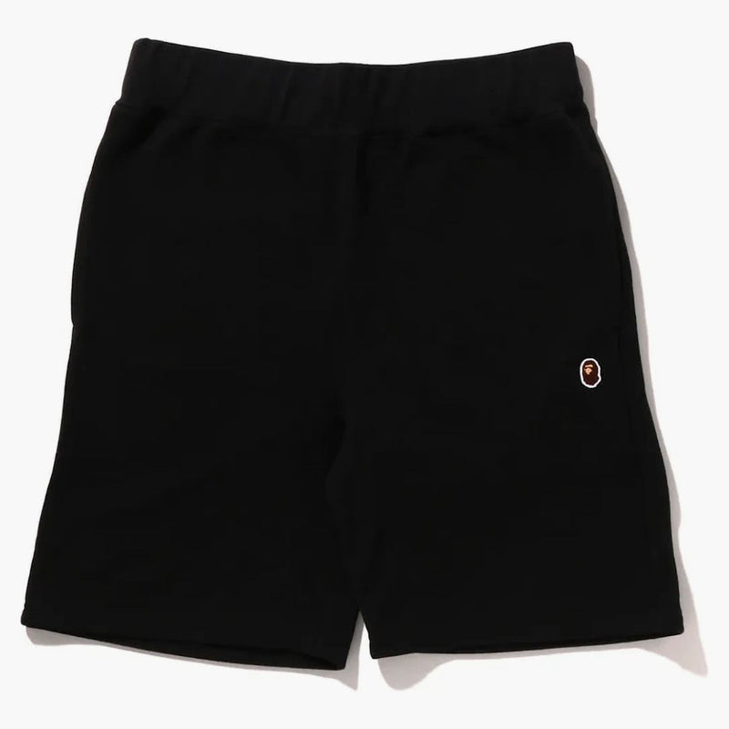 BAPE APE HEAD EN PUNKT SVEAT KORT SVART