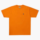 Bape Ape Head One Point Tee Orange