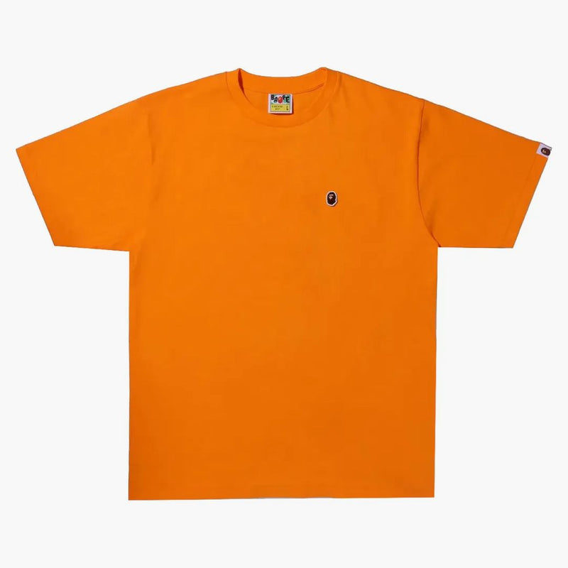 Bape Ape Head One Point Tee Orange