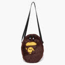 Bape Ape Head Shoulder Bag Brown