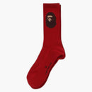 Bape Ape Head Socks (SS25) Red