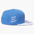 Bape Ape Head World Gone Mad 9fifty New era Cap Blue