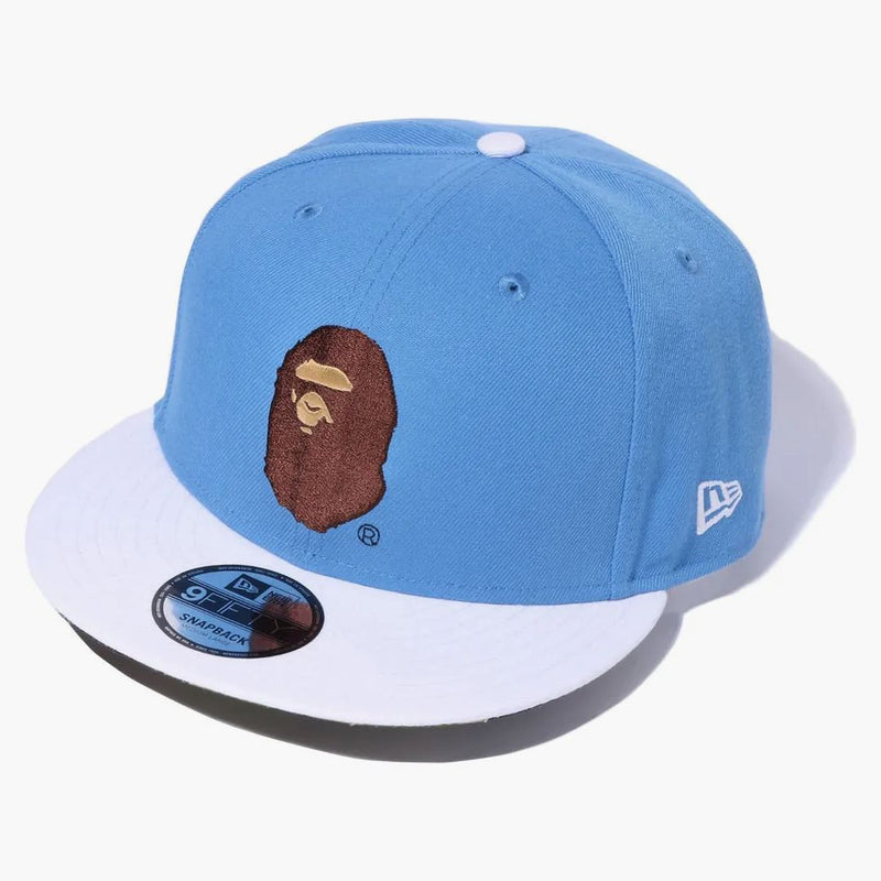 BAPE APE Head World Gone Mad 9fifty New Era Cap Blue