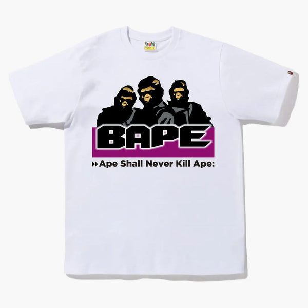 Bape Archive Graphic #8 Tee White