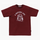 Bape Archive Graphic Tea Burgundy