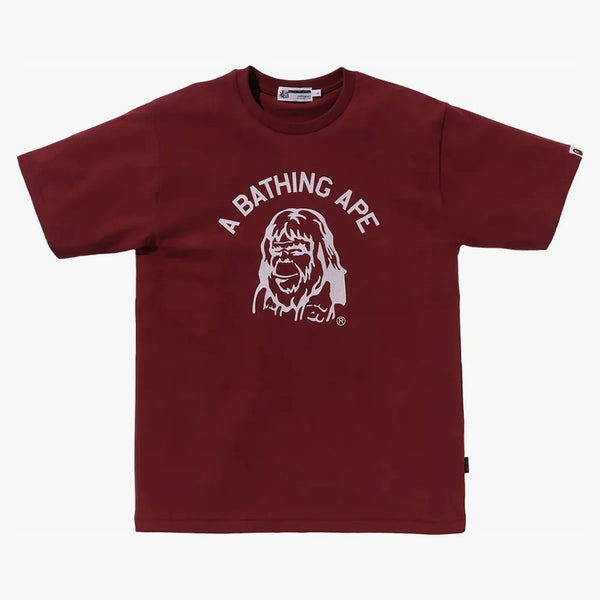 BAPE Archive Graphic Tea Burgundsko