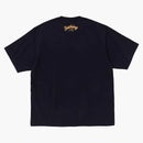 BAPE ART STAMPARE RICONCATO FIT TEE NAVY BLU