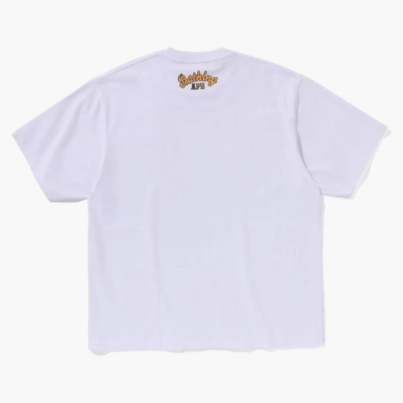 Bape Art Print Relaxaded Fit Tee White