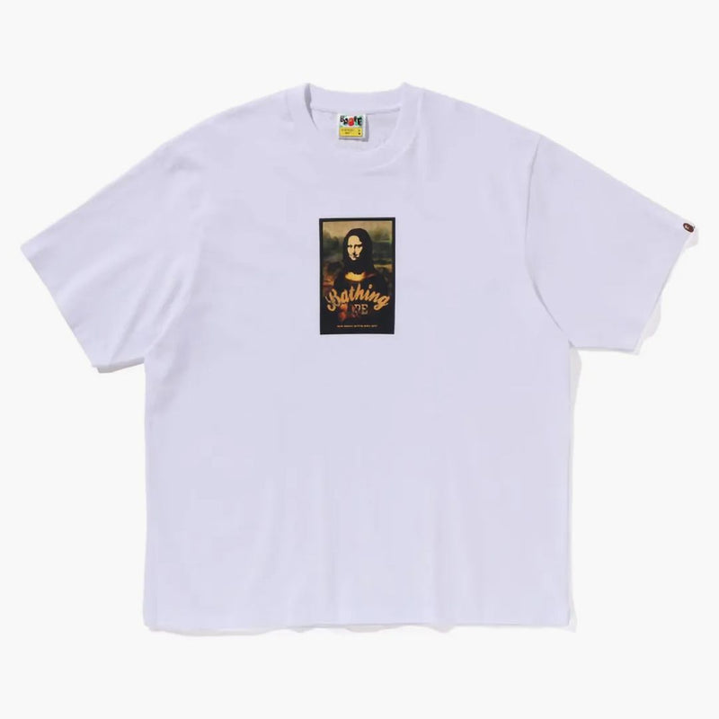 Bape Art Print Relaxaded Fit Tee White