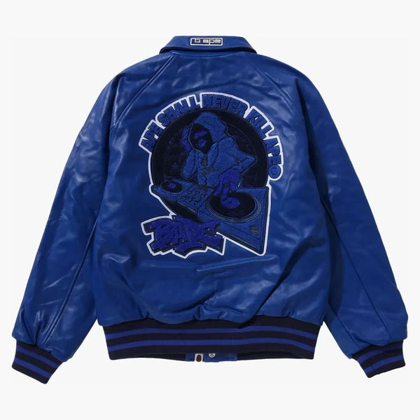 Bape (B) APE KODILNÍ VARSITY RAKE BLUE