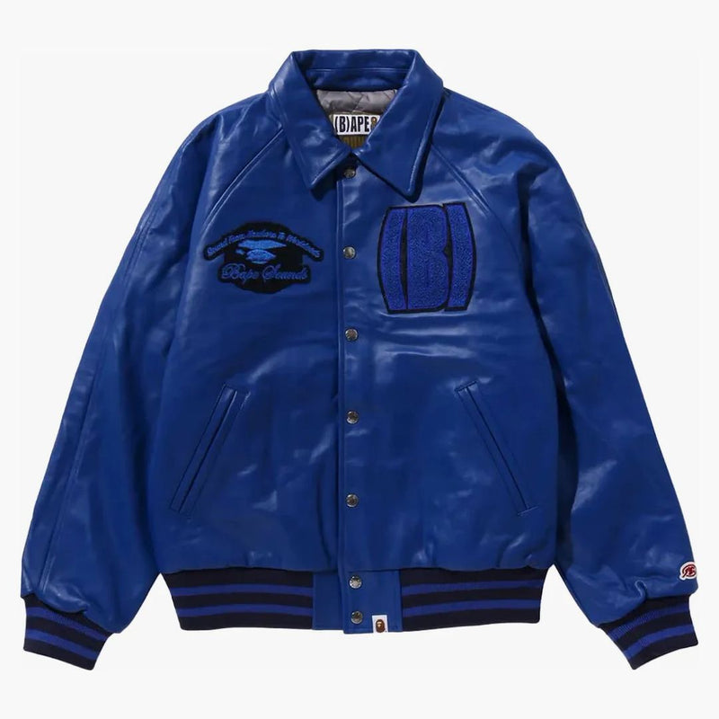 Bape (B) APE KODILNÍ VARSITY RAKE BLUE