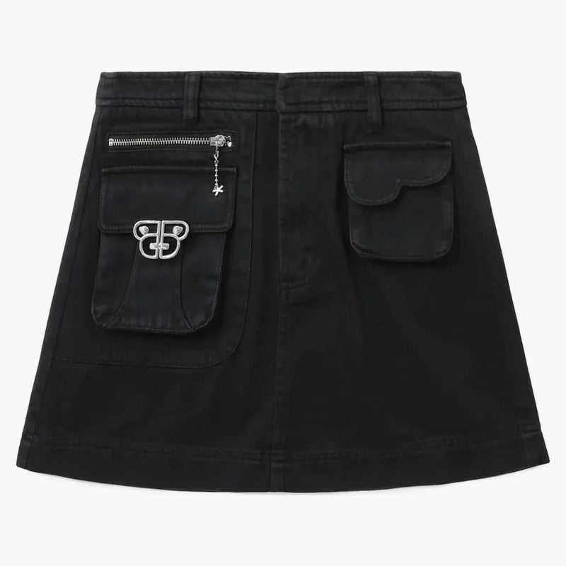 BAPE BAPY Cargo Mini Skirt Gray