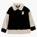 Bape (b)ape Faux Fur Jacket Black