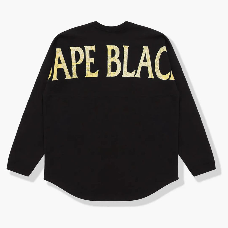 Blape Black Paisley Logo L/S Tea Black Yellow