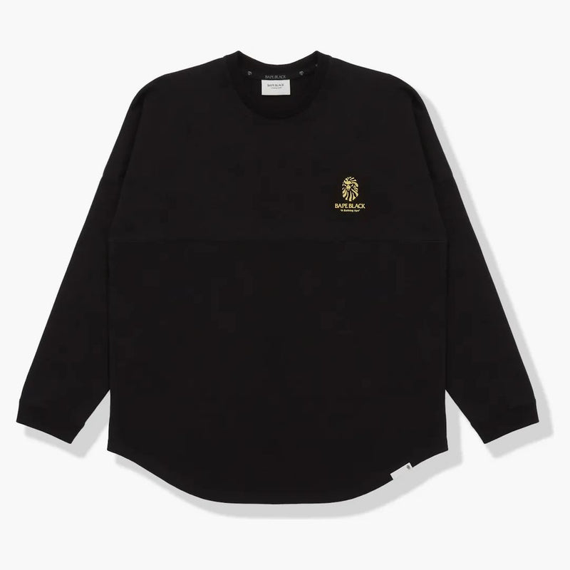 Blape Black Paisley Logo L/S Tea Black Yellow
