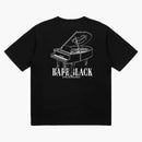 Bape Black Piano Tee Black