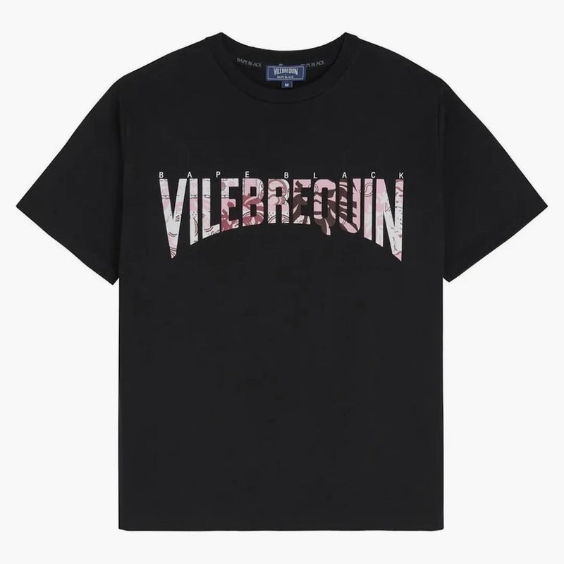 Bape Black X Vilebrequin Logo Tea Black