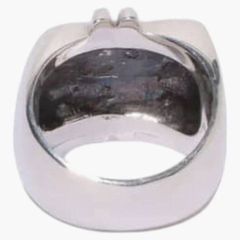 Bape B Logo Ring Silver