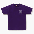 BAPE B One Point Tea Purple