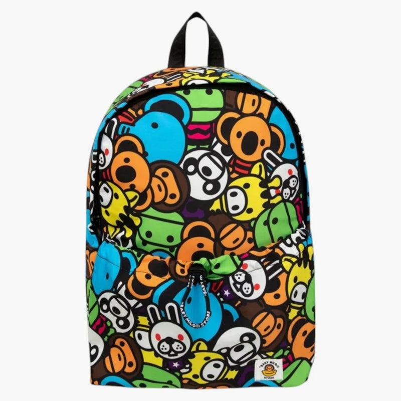 Bape Baby Milo All Safari Medium Backpack Multicolor