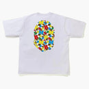 Bape Baby Milo Alphabet Ape Head Relaxed Tea White