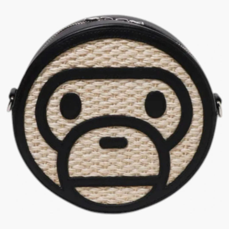 Bape Baby Milo Basket Shoulder Bag Black