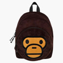 Bape Baby Milo Boa Daypack Brown