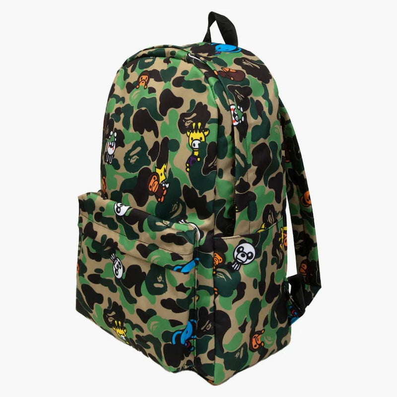 Bape Baby Milo Camo Backpack Army Green