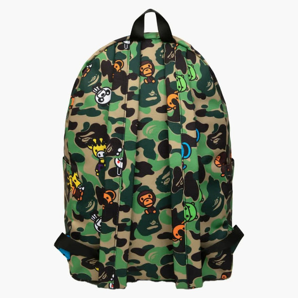 Bape Baby Milo Camo Backpack Army Green