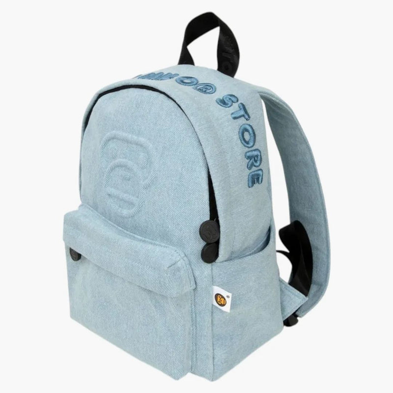 Bape Baby Milo Denim Mini Bagpack Multicolor