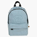 Bape Baby Milo Denim Mini Bagpack Multicolor