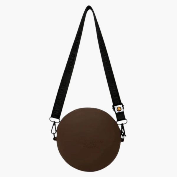 BAPE Baby Milo Face Crossbody Bag Brown