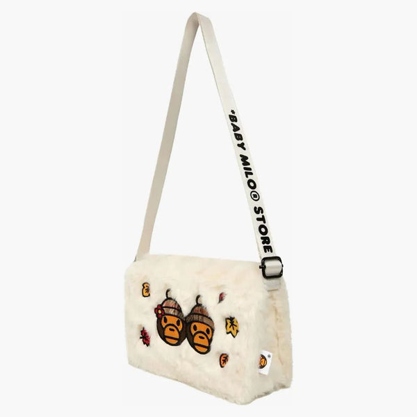 Bape Baby Milo for Mini Cross Bag Ivory