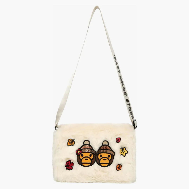 Bape Baby Milo for Mini Cross Bag Ivory