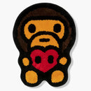 Bape Baby Milo Heart Rug Brown