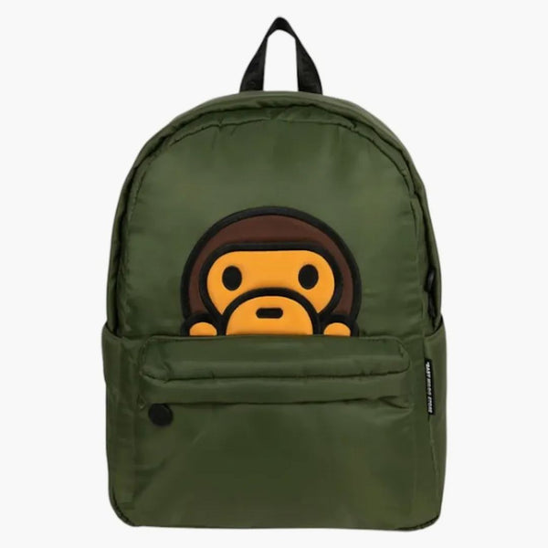 Bape Baby Milo Medium Backpack (ss25) Green