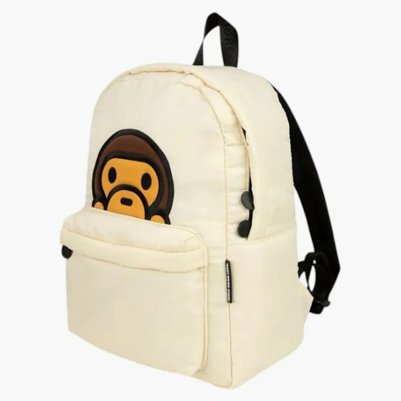 Bape Baby Milo Medium Backpack (ss25) Ivory