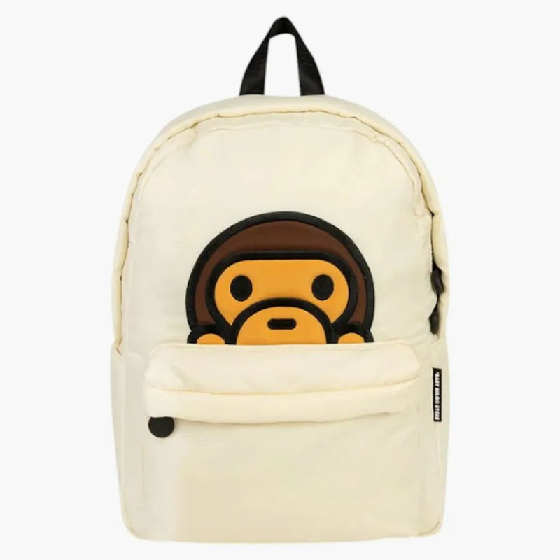 Bape Baby Milo Medium Backpack (ss25) Ivory