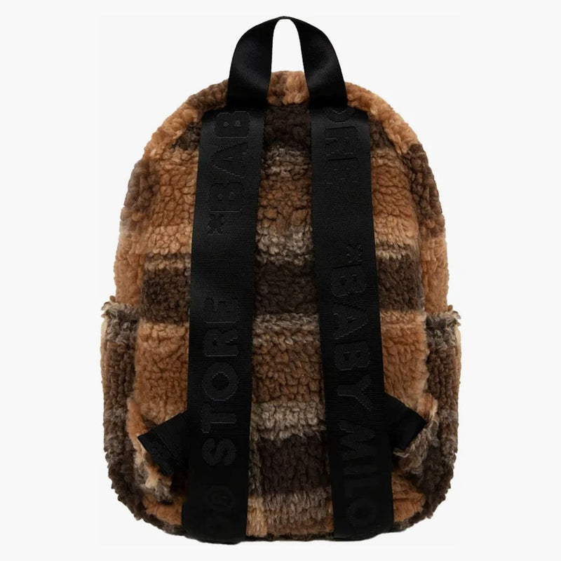 Bape Baby Milo Mini Fur Check Backpack Multicolor