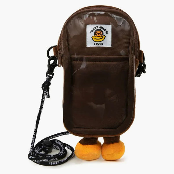BAPE Baby Milo Mobile Bag (FW24) Brown