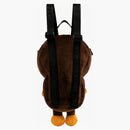 Bape baby milo plyšový batoh hnědý