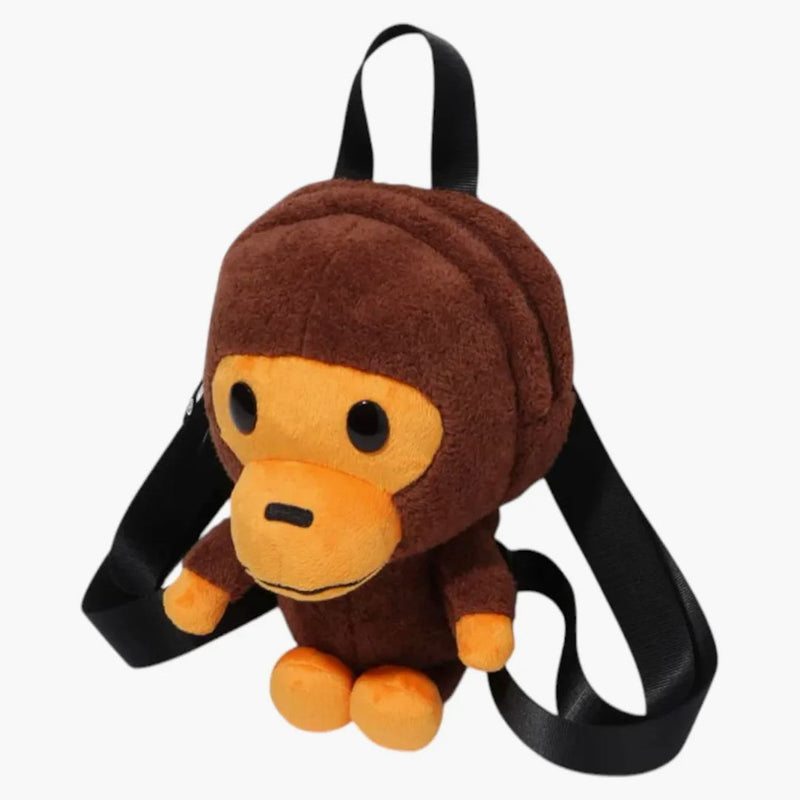 Bape Baby Milo Plush Doll Day Pack Brown